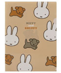 A4クリアファイル
 [beige/BA23-21]
(MIFFY and SNUFFY)